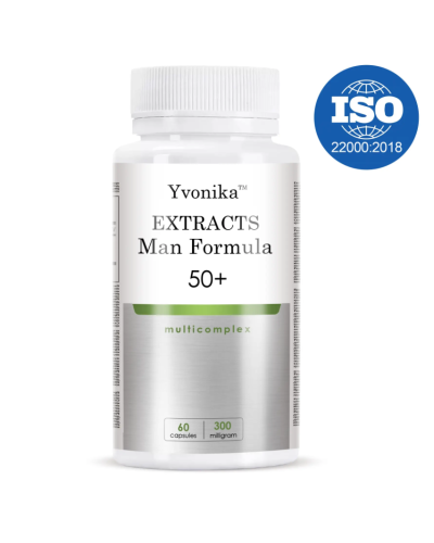 Yvonika Extracts Man Formula 50+, екстракт