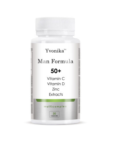 Yvonika Man Formula 50+, Мультивитамины для мужчин 50+, для взрослых