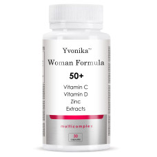 Yvonika Woman Formula 50+, Мультивітаміни для жінок 50+, для дорослих, екстракт